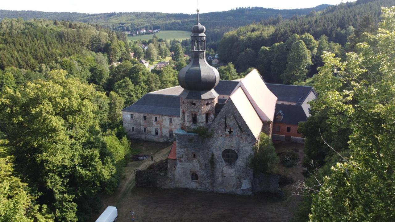 Maringotka Na Samote Na Kozi Farme Pobezovice Exterior foto